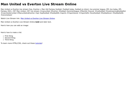 ManUnitedvsEverton screenshot