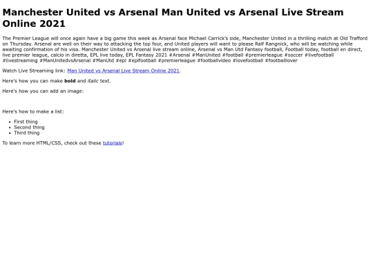ManchesterUnitedvsArsenal screenshot