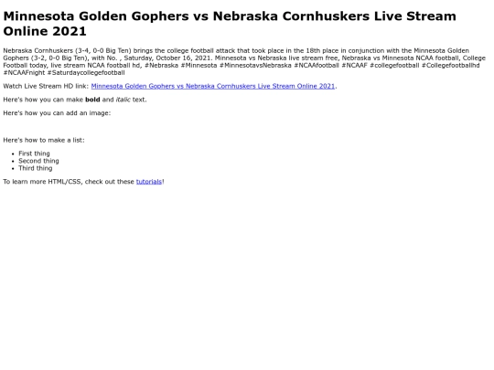 MinnesotavsNebraska screenshot