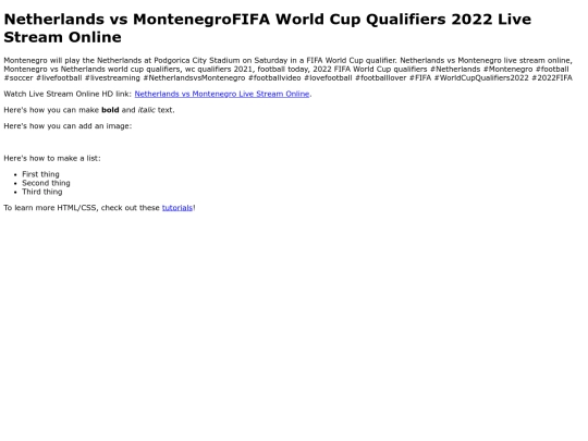 NetherlandsvsMontenegro screenshot