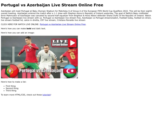 PortugalvsAzerbaijan screenshot