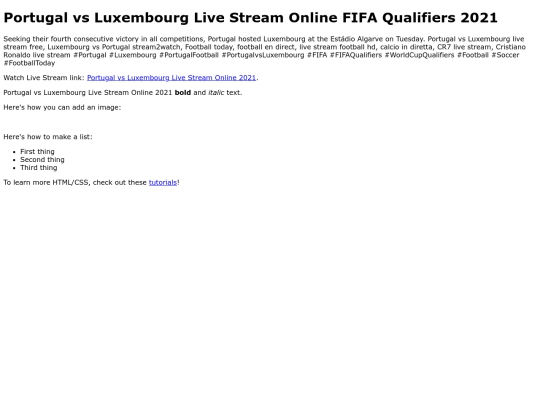 PortugalvsLuxembourg screenshot