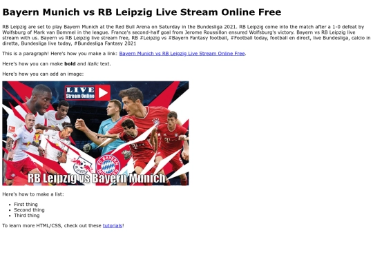 RBLeipzigvsBayern screenshot