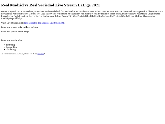 RealMadridvsRealSociedad screenshot