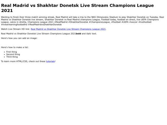 RealMadridvsShakhtarDonetsk screenshot