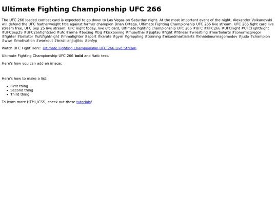UFCSep25 screenshot