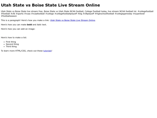 UtahStateAggiesvsBoiseStateBroncos screenshot