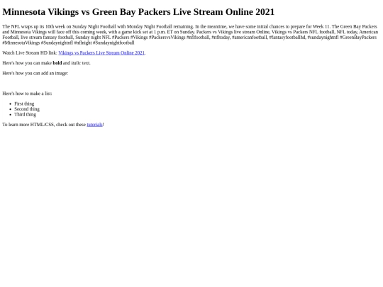 VikingsvsPackers screenshot