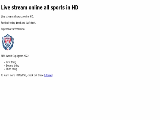 index screenshot