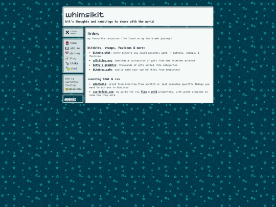 links screenshot