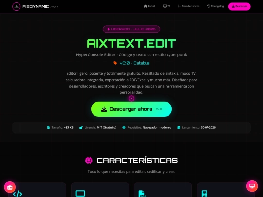 AIXTEXT.EDIT screenshot