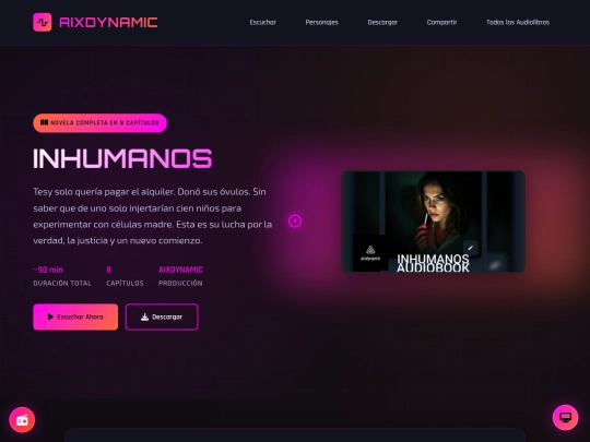 audiobook-inhumanos screenshot