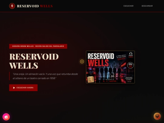 audiobook-reservoid-wells screenshot