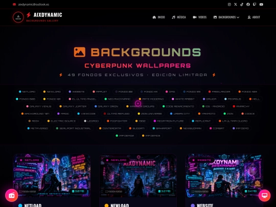 backgrounds screenshot