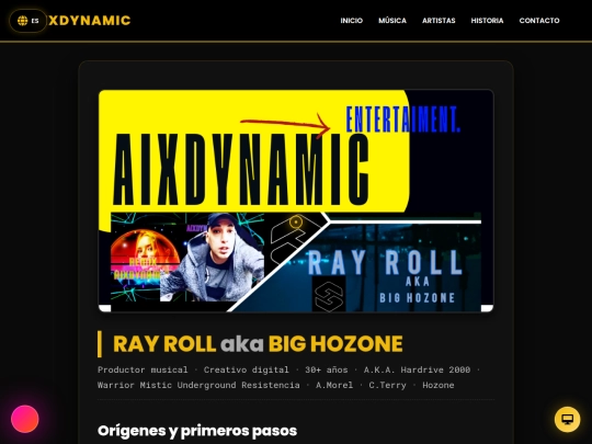 biografia/rayroll screenshot