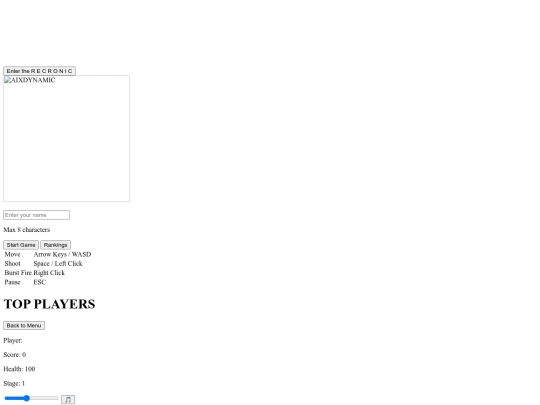 game/html screenshot