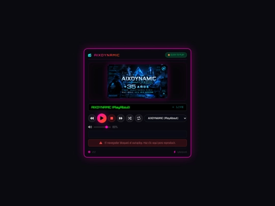 radio-player screenshot