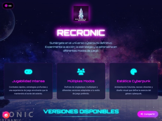 recronic screenshot