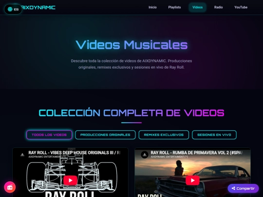 videos screenshot