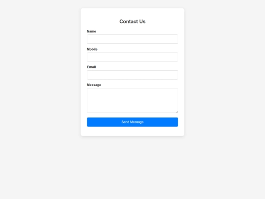 Test/test-contact-form screenshot