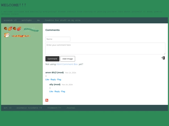 comment screenshot
