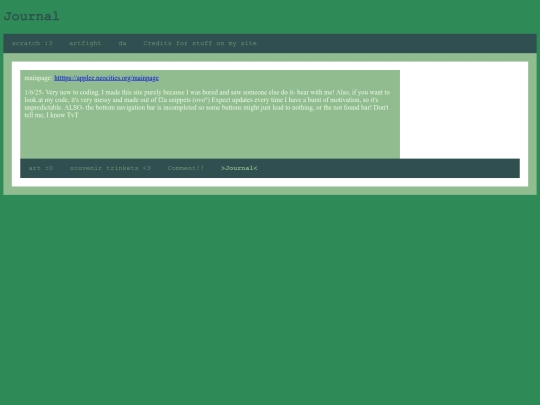 journal screenshot