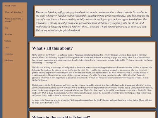 mobydick screenshot