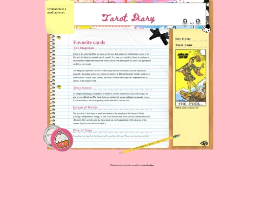 tarotfaves screenshot