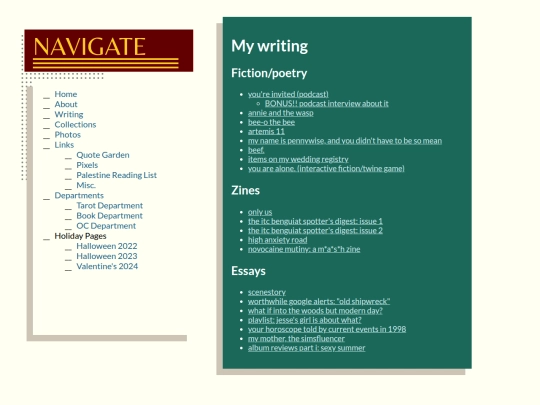 writing screenshot