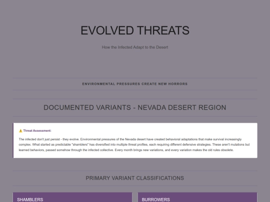 obsidian-hills/infected-evolution screenshot