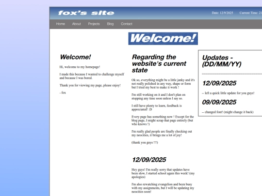 index screenshot