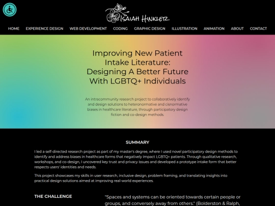 experience-design/research-project screenshot