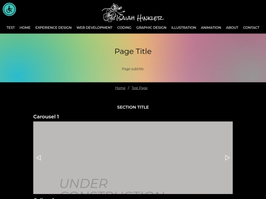 test-page screenshot