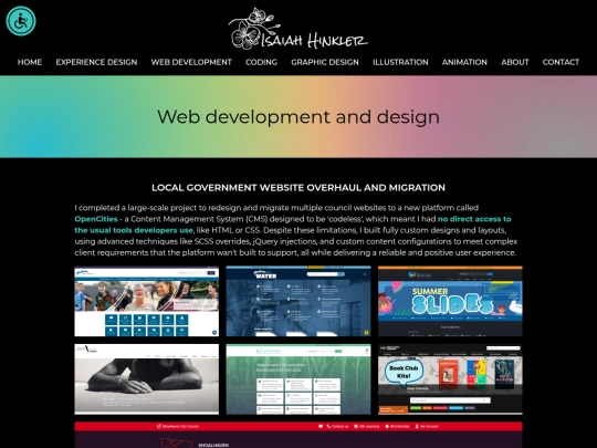 web-dev screenshot