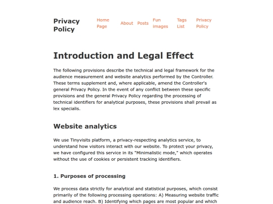 privacypolicy screenshot