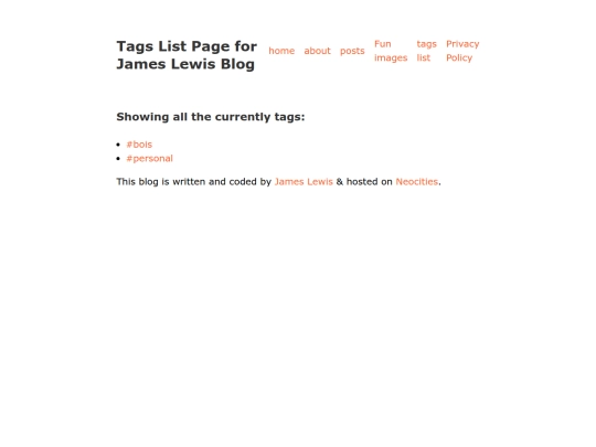 tags screenshot