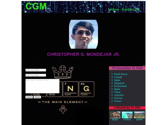 contact us screenshot