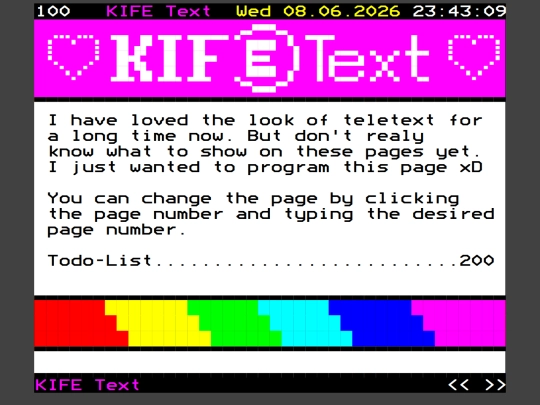 teletext/100 screenshot