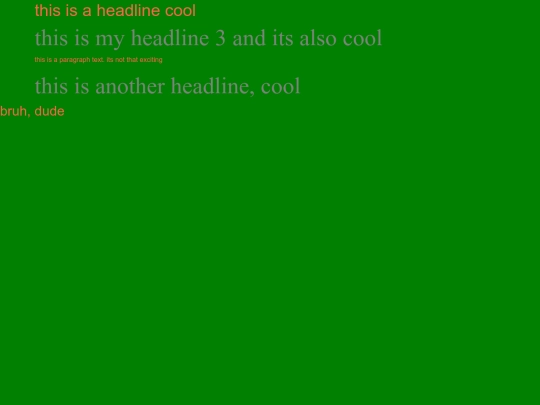 test screenshot