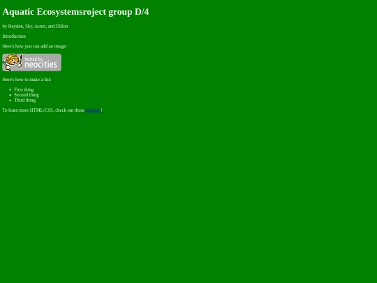 index screenshot