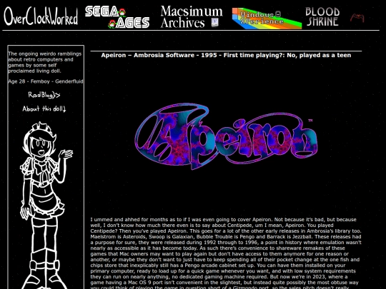macsimumarchives/apeiron screenshot
