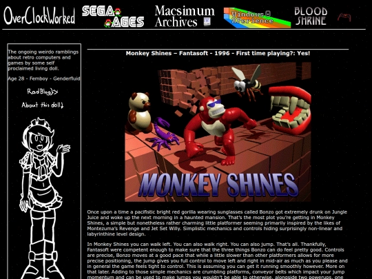 macsimumarchives/monkeyshines screenshot