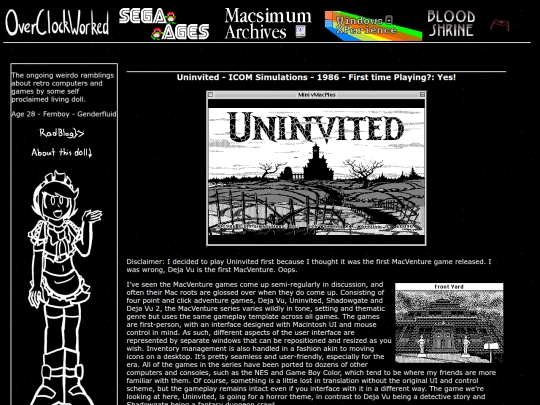 macsimumarchives/uninvited screenshot