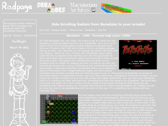 namcomuseum/pacland screenshot