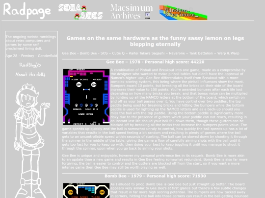 namcomuseum/warpwarp screenshot
