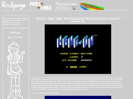 segaages/hangon screenshot