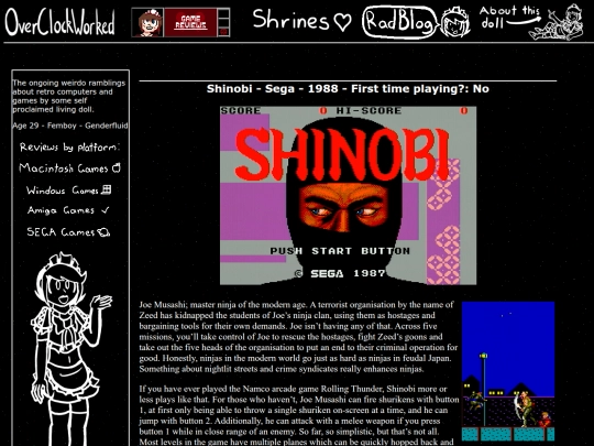 segaages/shinobi screenshot