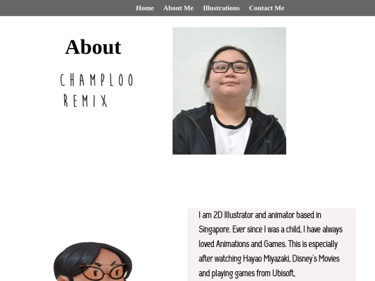 aboutme screenshot