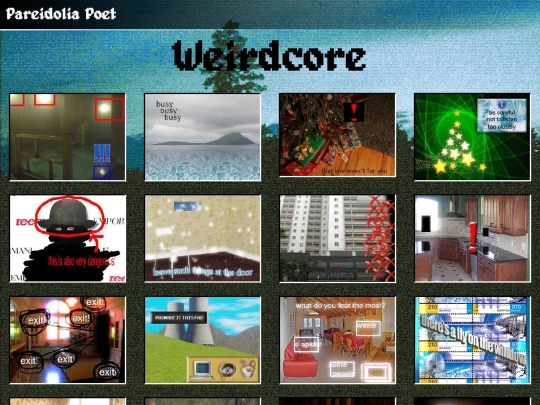 weirdcore screenshot