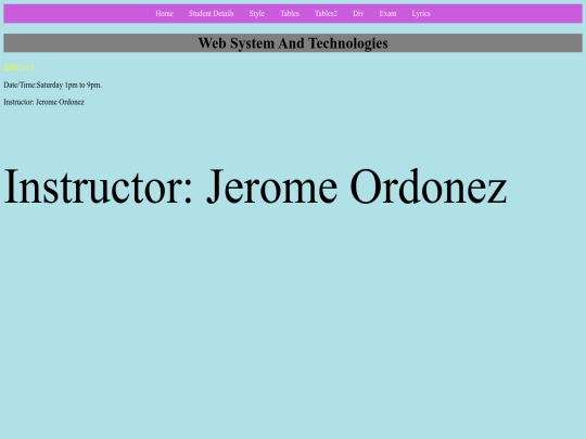 Styles screenshot